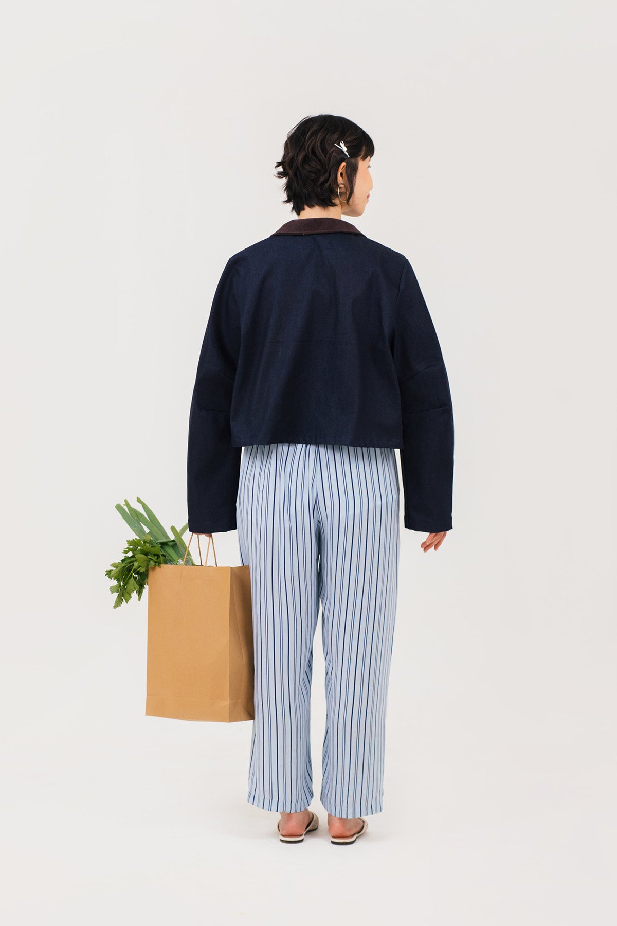 Rhea Pants Blue - Navy