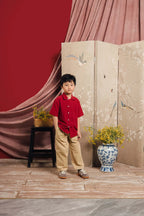 Tang Petite Shirt Maroon