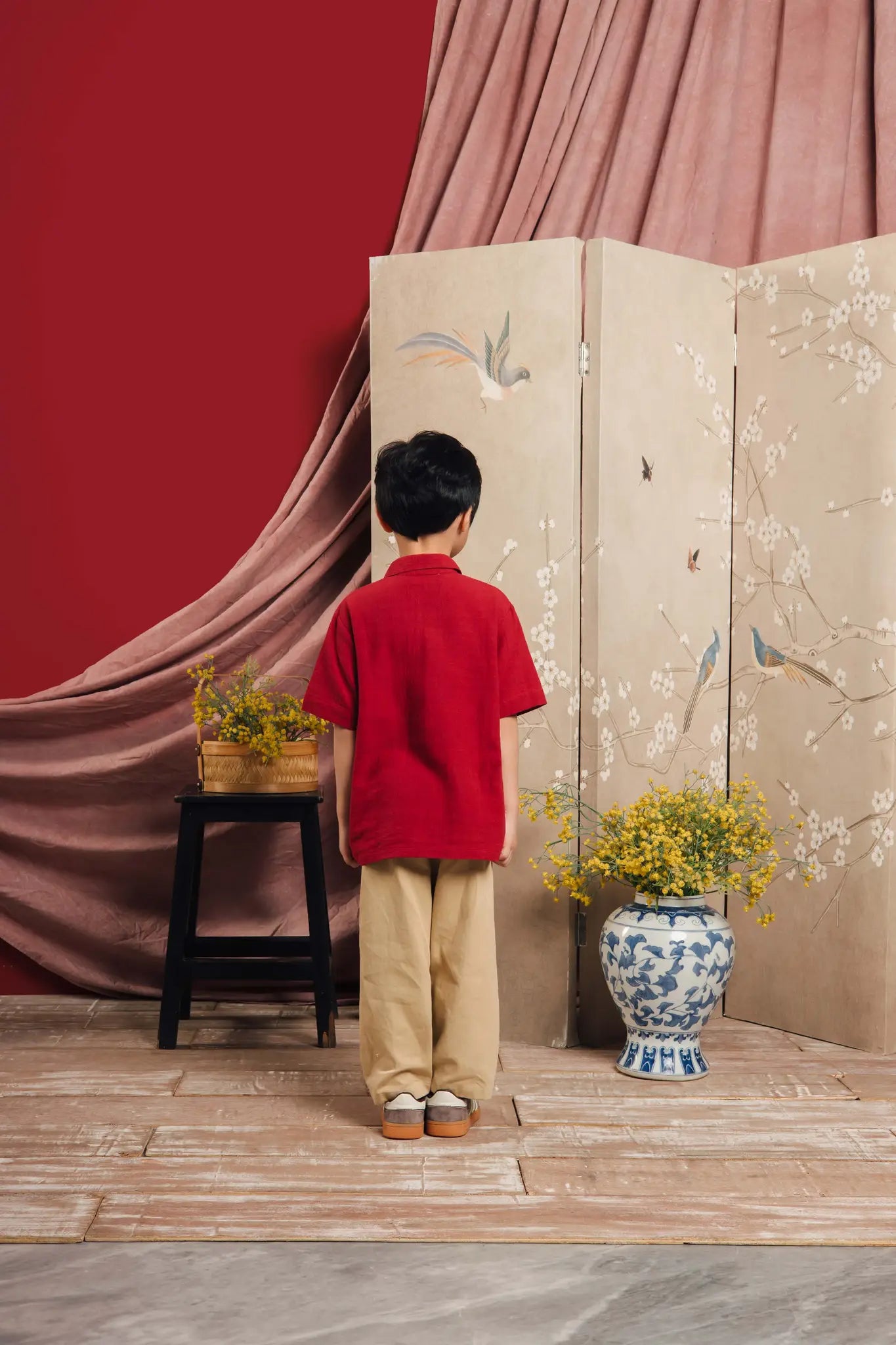 Tang Petite Shirt Maroon