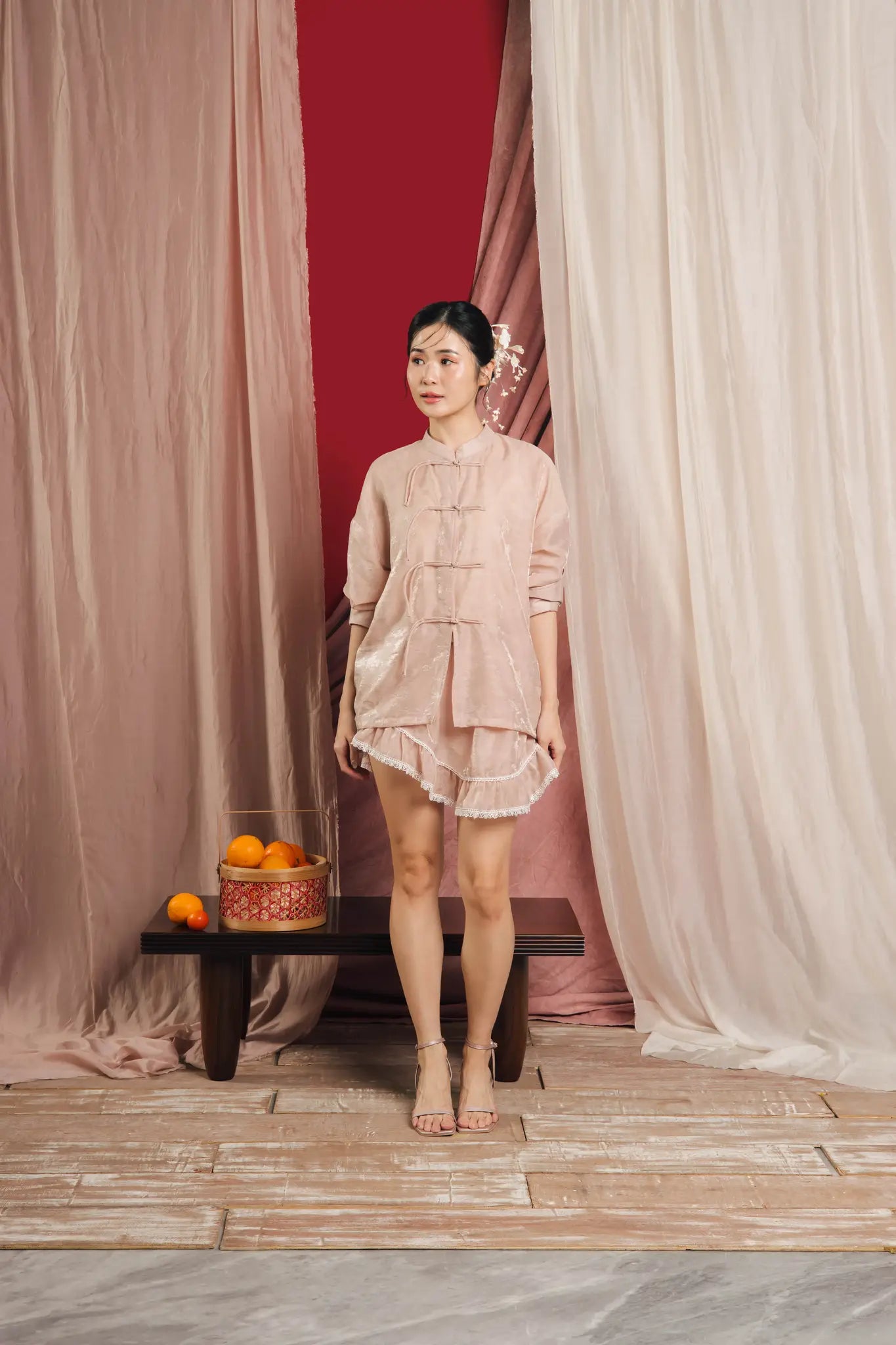 Mei Qi Set Dusty Pink