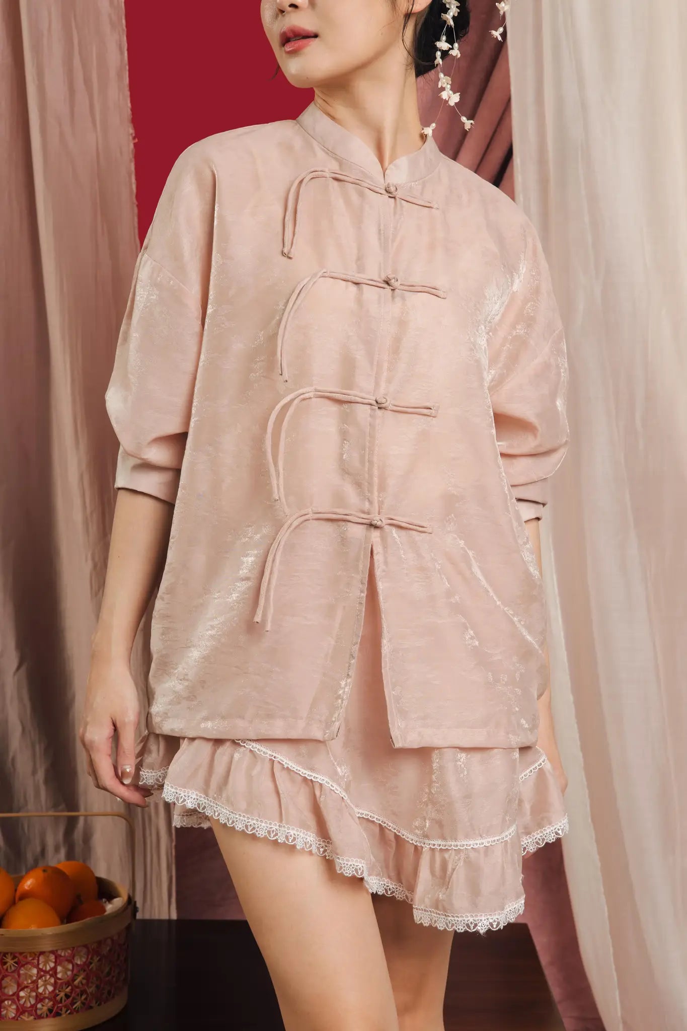 Mei Qi Set Dusty Pink