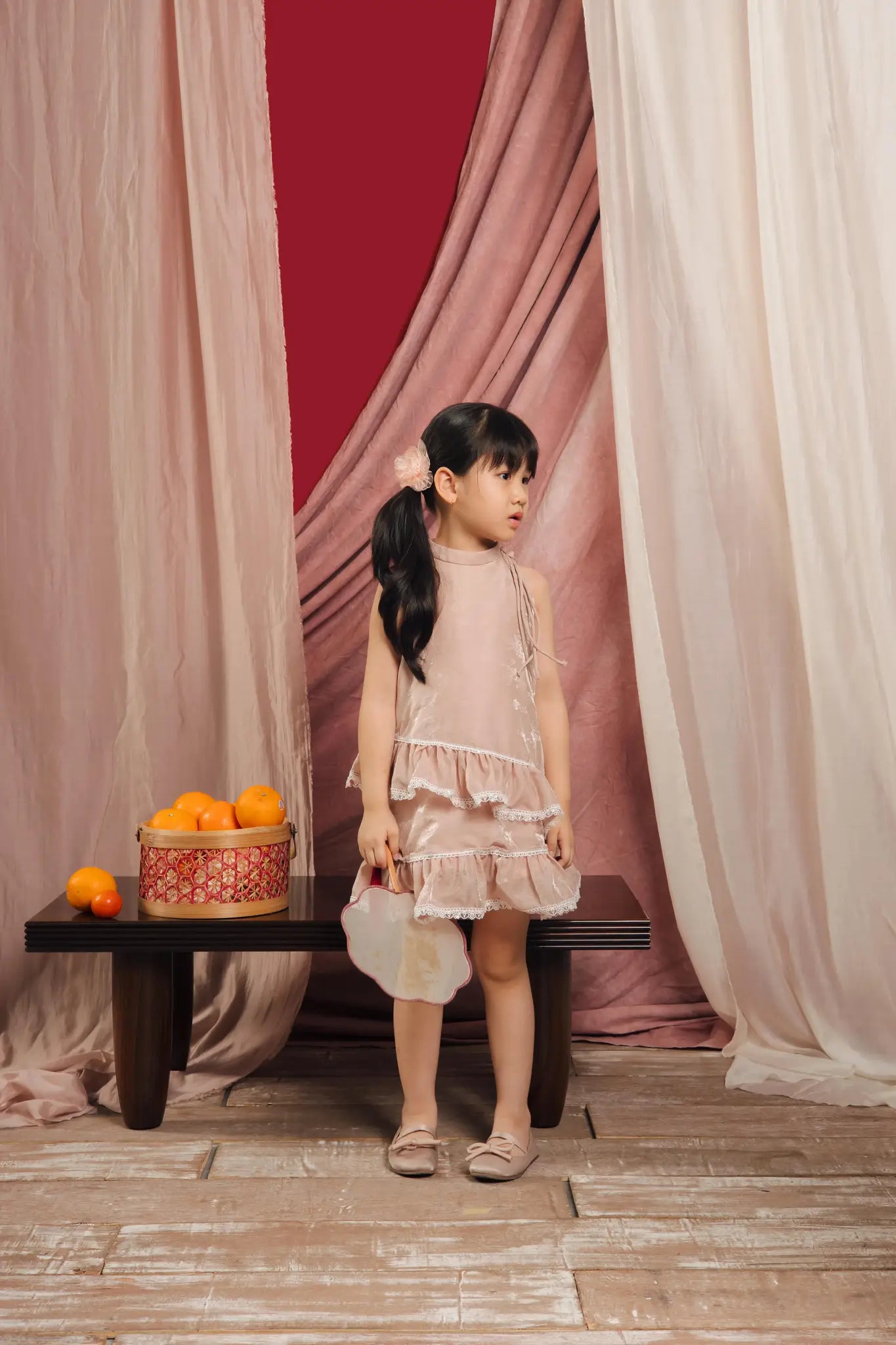 Liang Petite Dress Dusty Pink