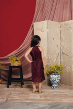 Roxie Petite Dress Red Wine