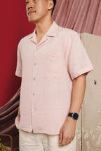 Stally Embro Shirt Dusty Pink