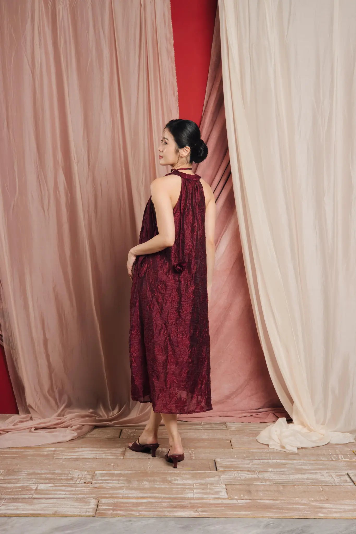 Roxie Dress Red Wine