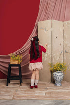 Tang Petite Shirt Maroon