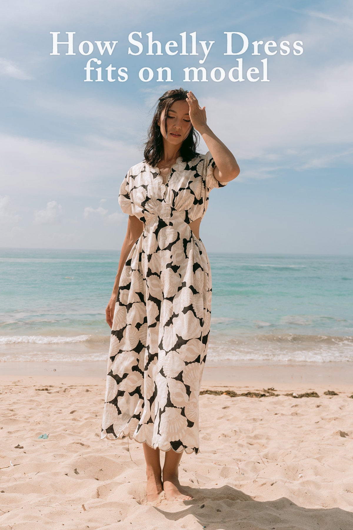 Shelly Dress Blue Porcelain