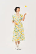 Shelly Dress Lemon Garden