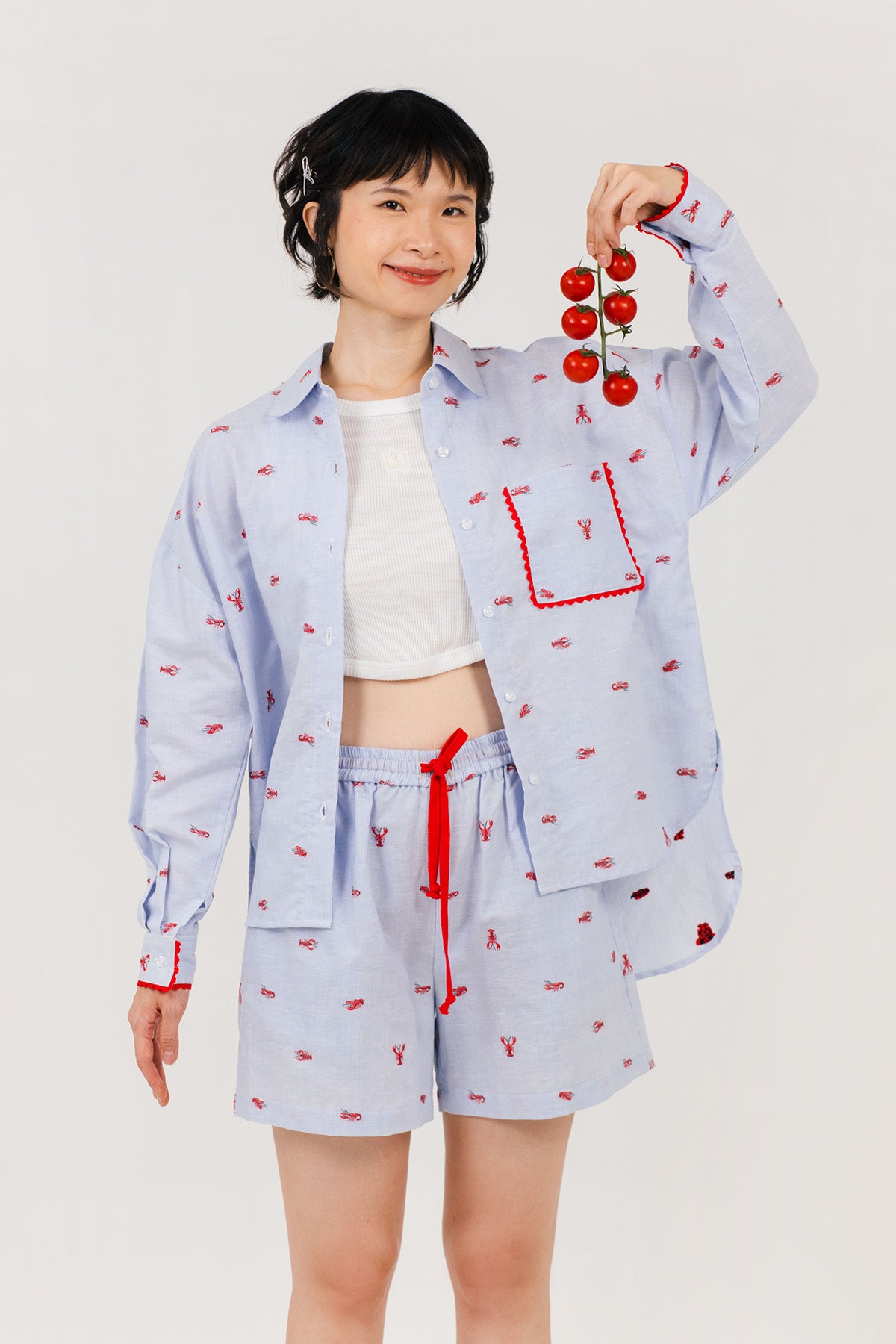 Zee Shirt / Shorts Blue Lobster (PO Eta.7 Days)