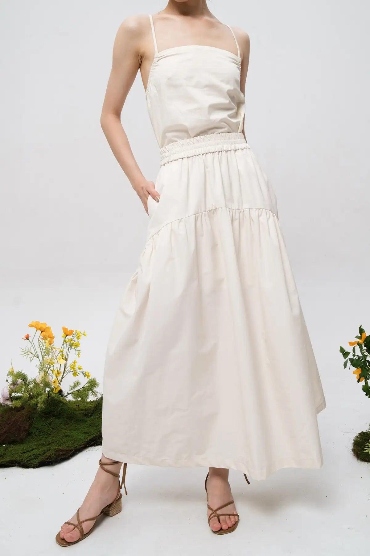 Ailee Skirt Ecru - EESOME