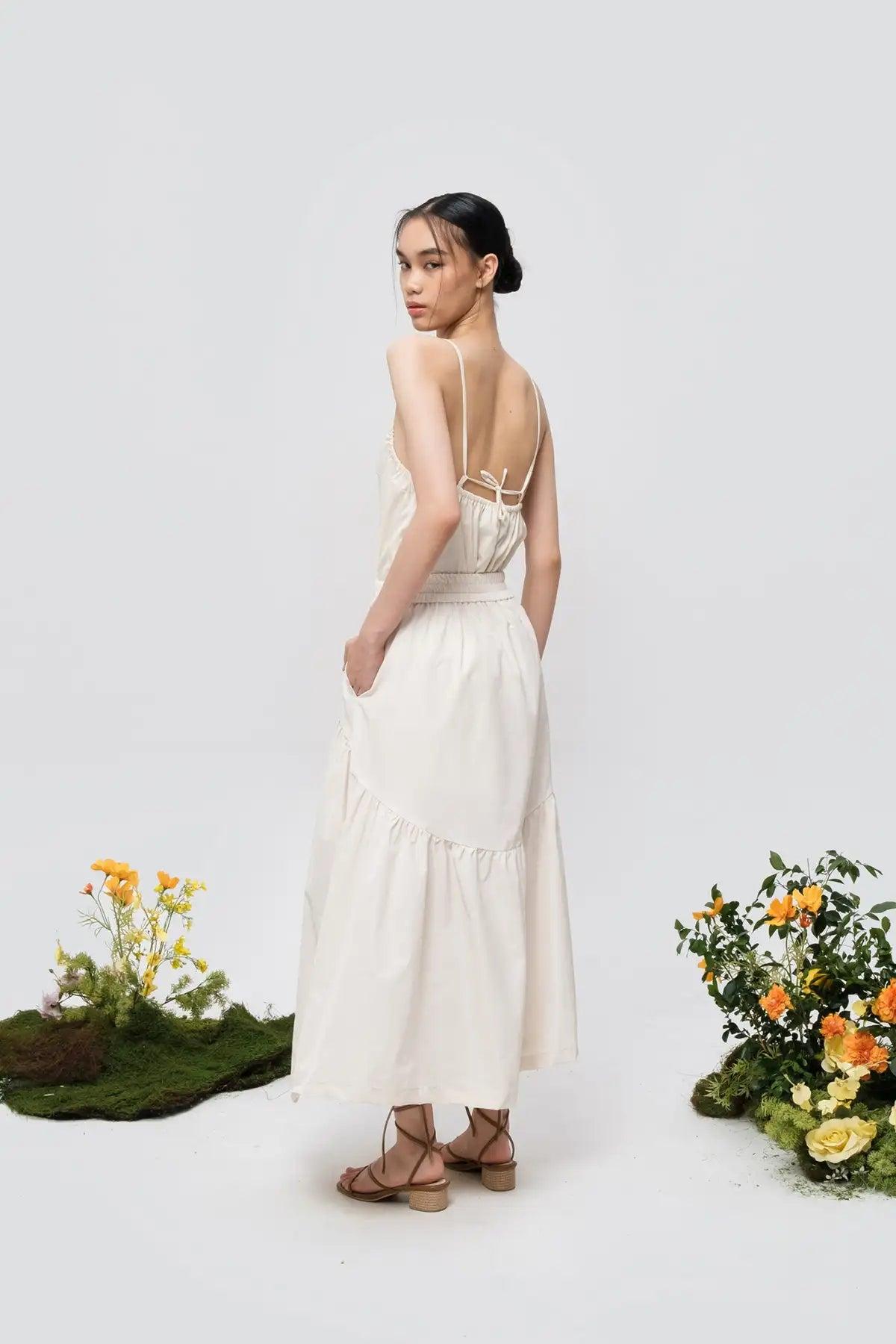 Ailee Skirt Ecru - EESOME