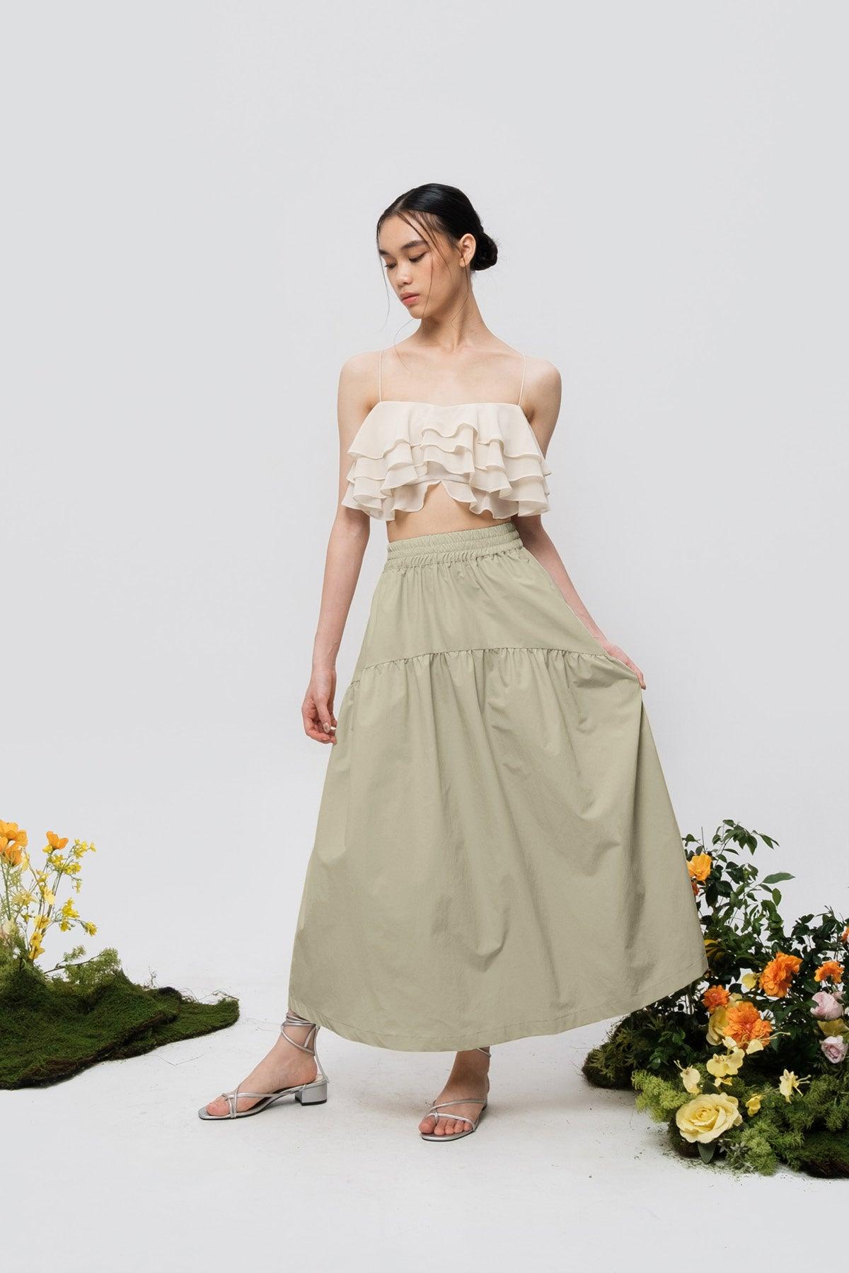 Ailee Skirt Sage - EESOME