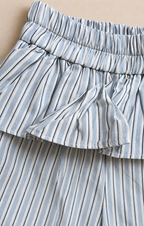 Apron Petite Long Pants Striped Blue detail