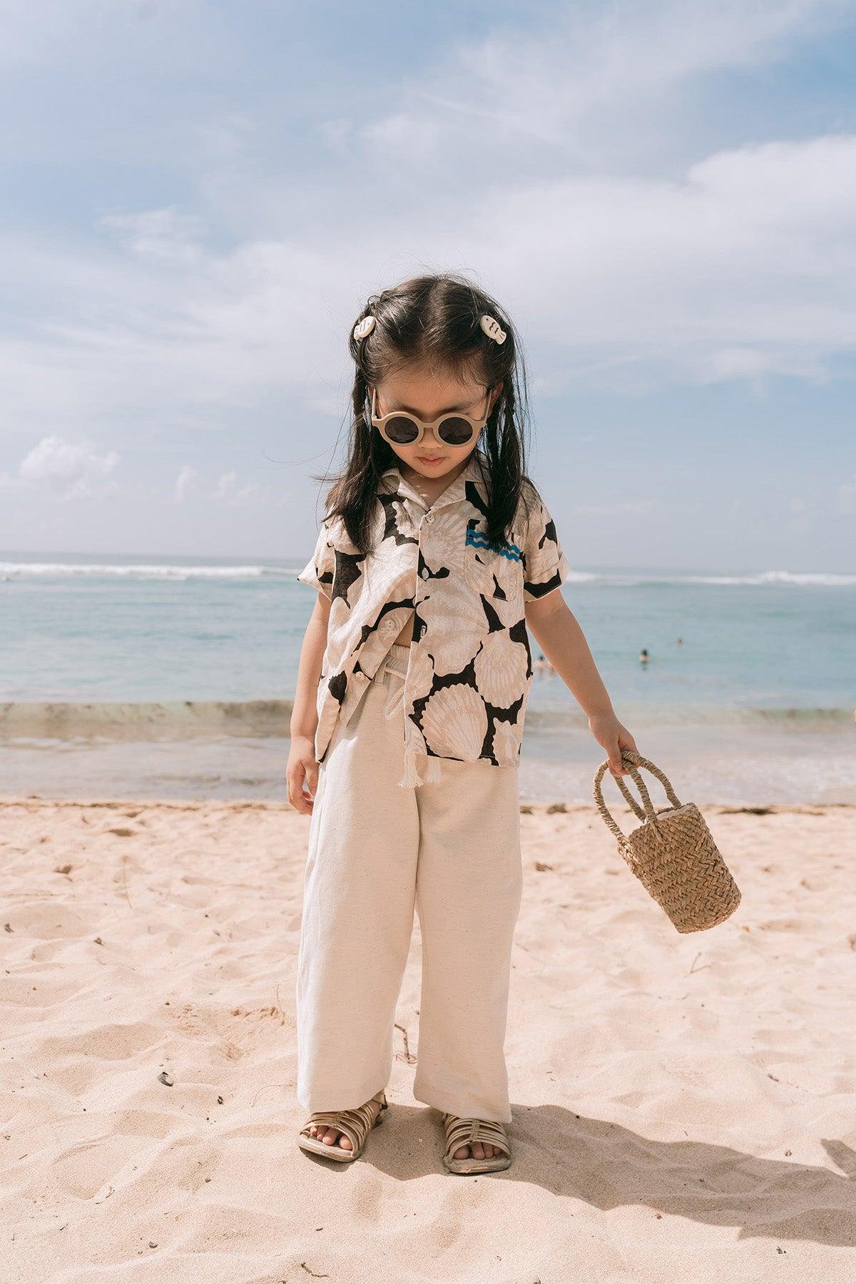 Ari Petite Pants Ecru - EESOME