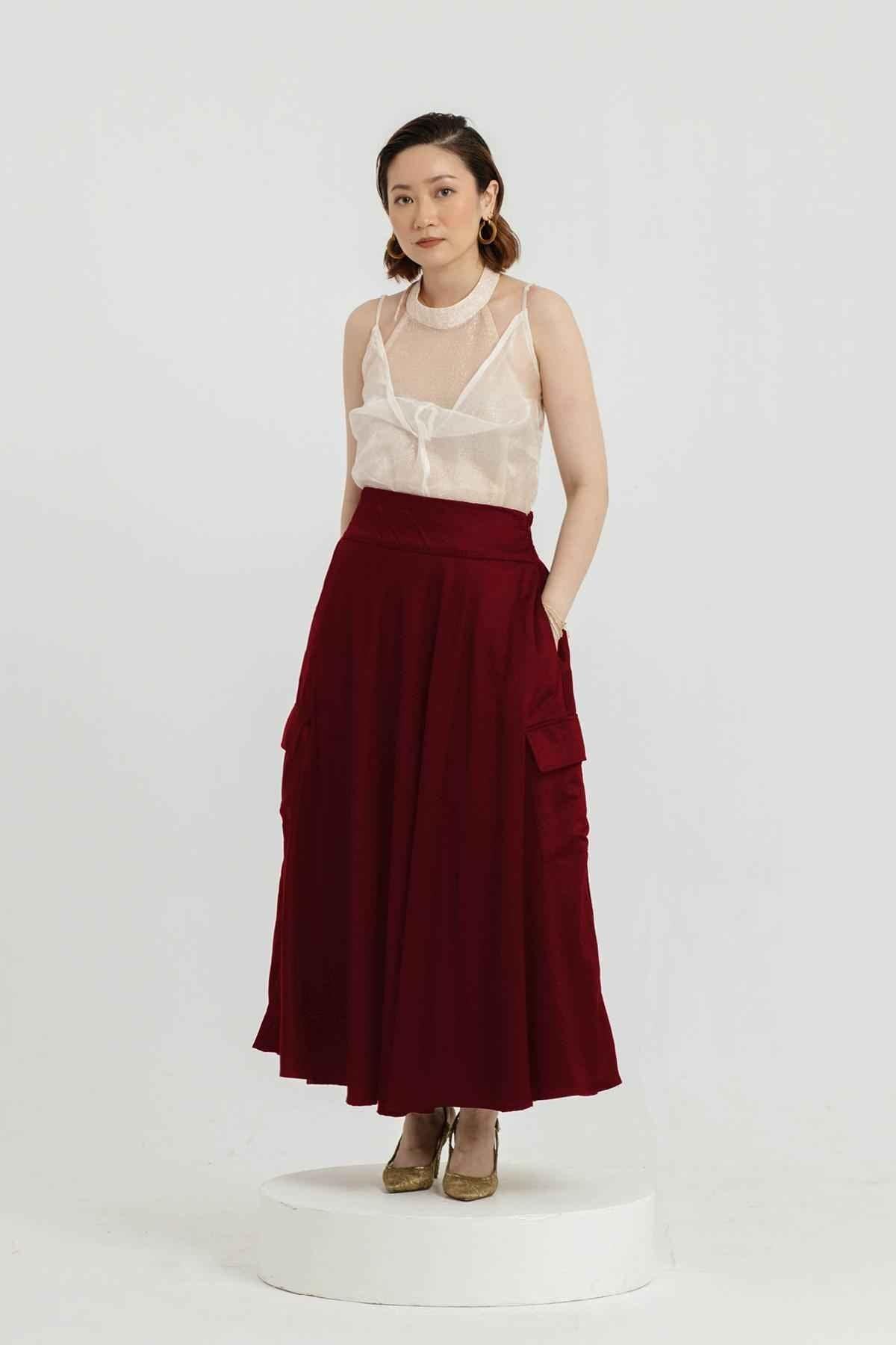 Arie Skirt Red - EESOME