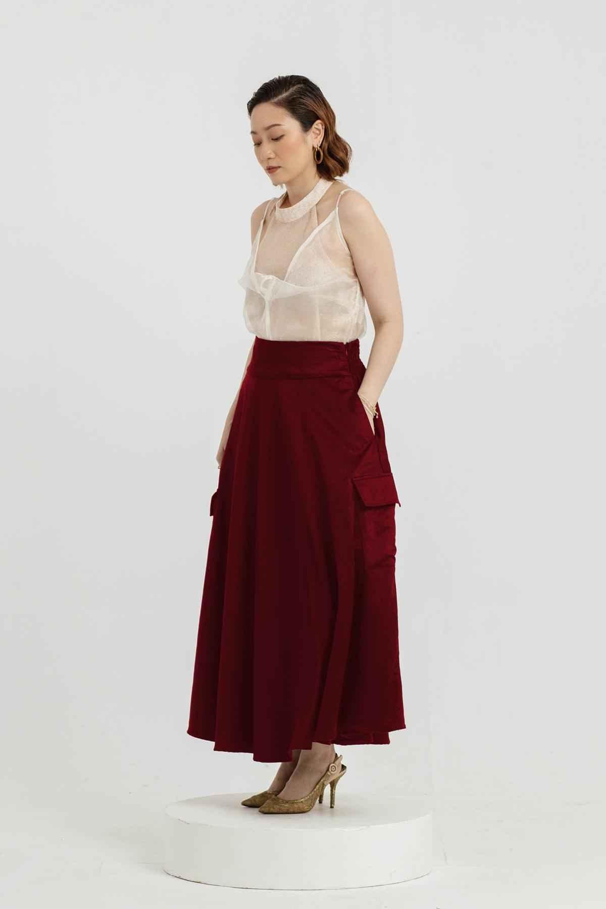 Arie Skirt Red - EESOME