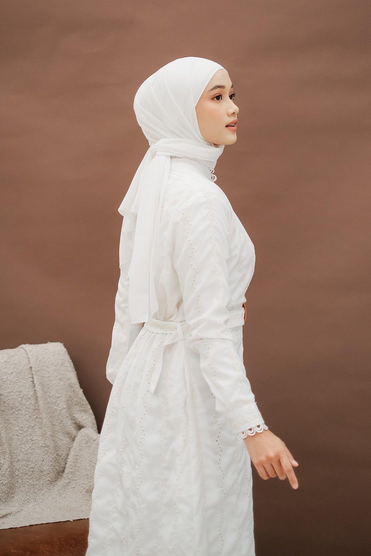 Asma Dress Off White - EESOME