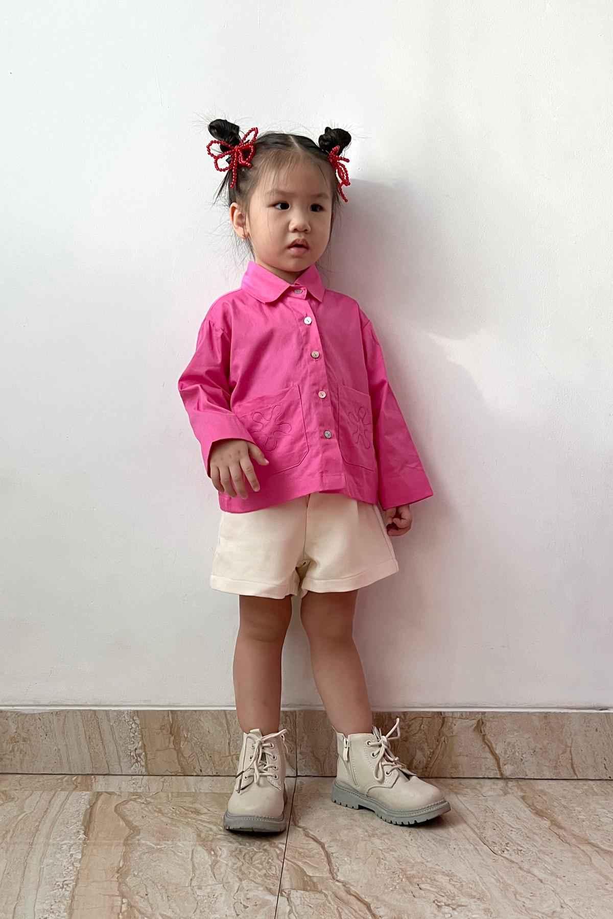 Bira Petite Shirt Fuschia - EESOME