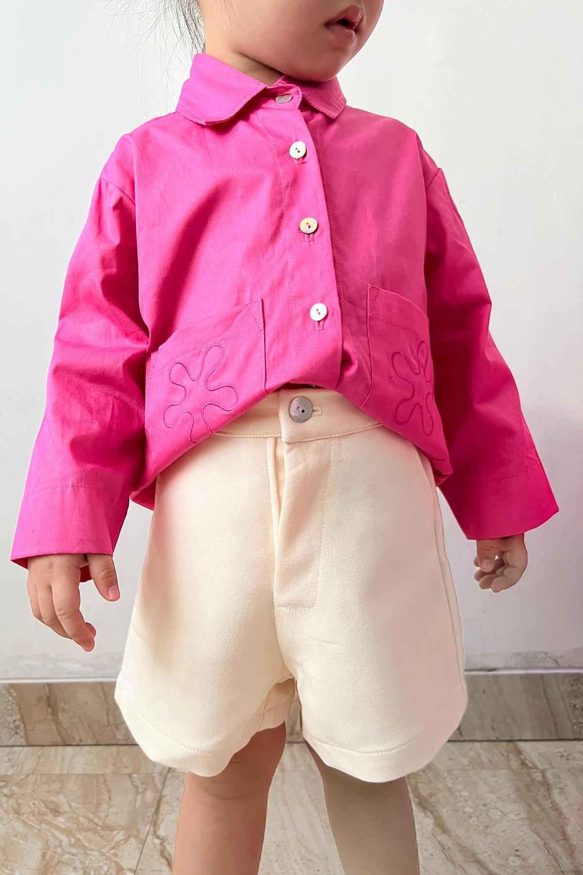 Bira Petite Shirt Fuschia - EESOME