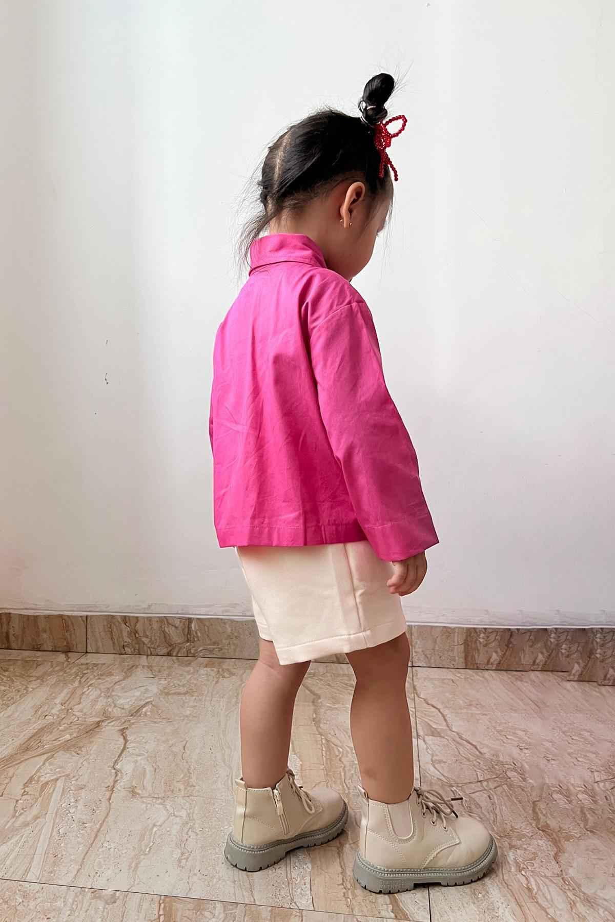 Bira Petite Shirt Fuschia - EESOME