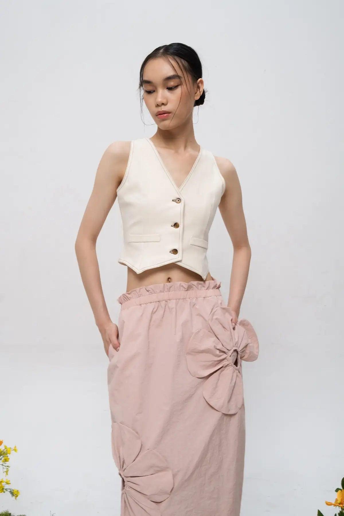 Bloom Skirt Dusty Pink - EESOME