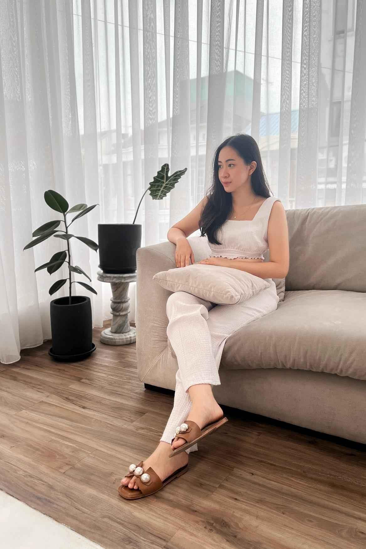 Bobbi Pants Cloud White - EESOME