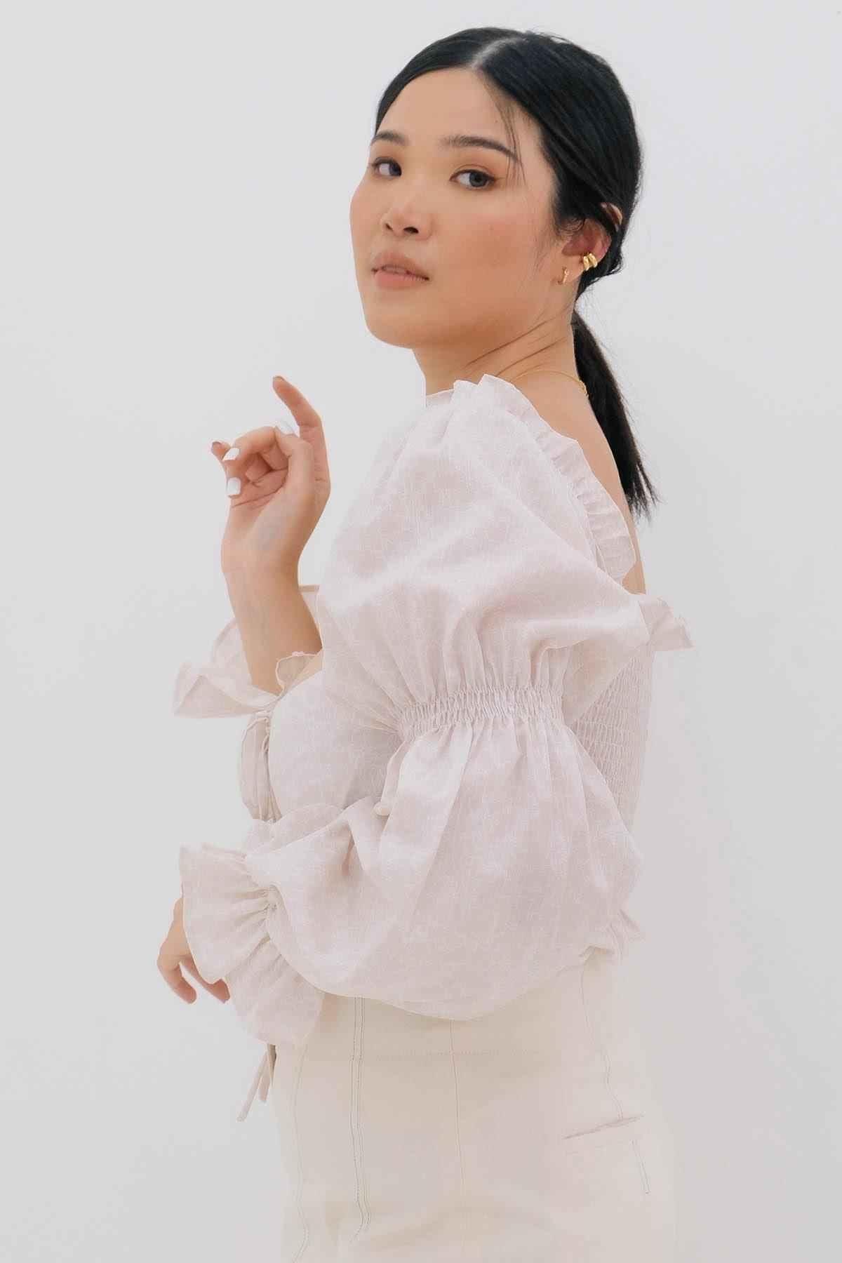 Buih Blouse Nude - EESOME
