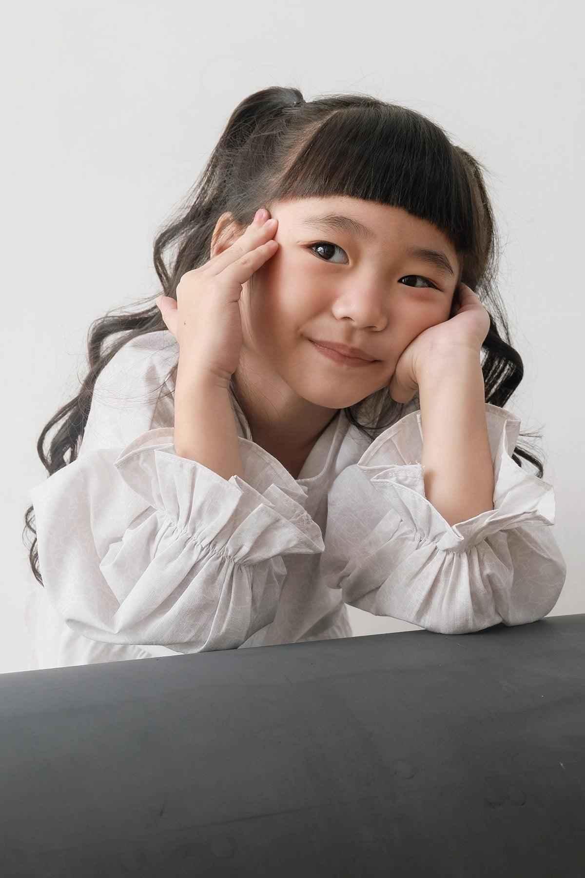 Buih Petite Dress Light Grey - EESOME