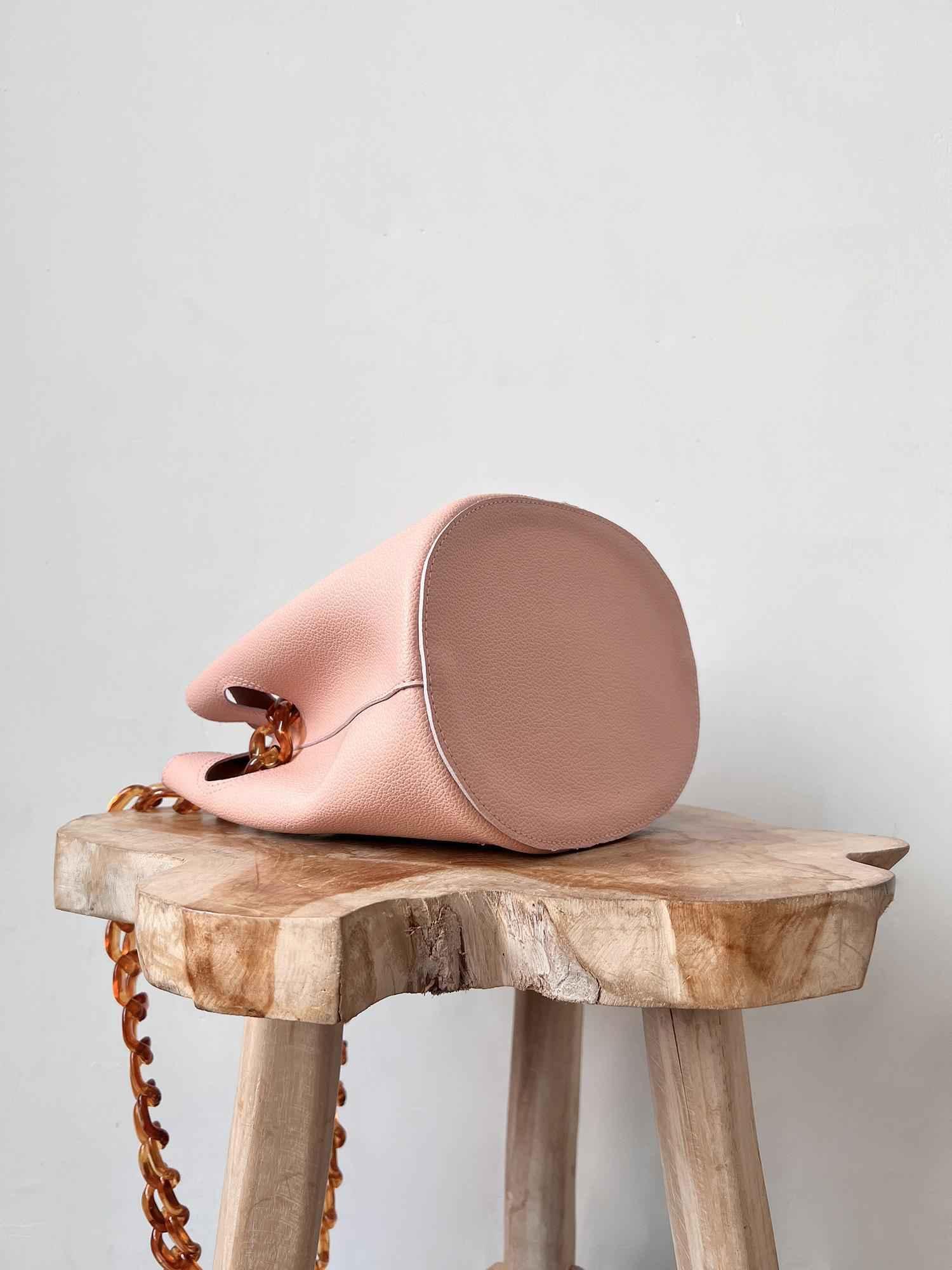 Chaine Bucket Bag Pink - EESOME