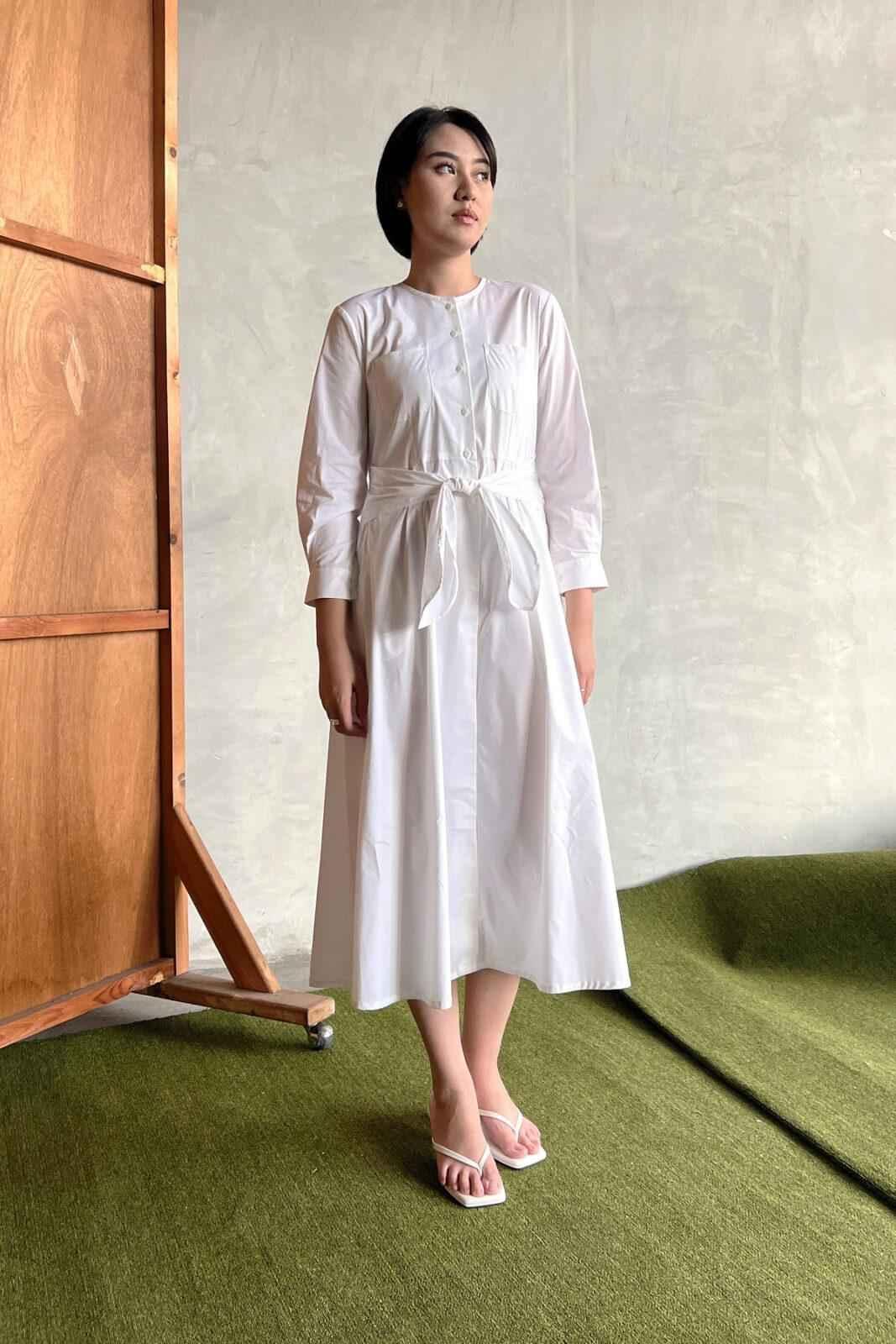 Cornelia Dress Off-White - EESOME