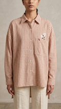 Daisybug Oversized Shirt Plaid Red