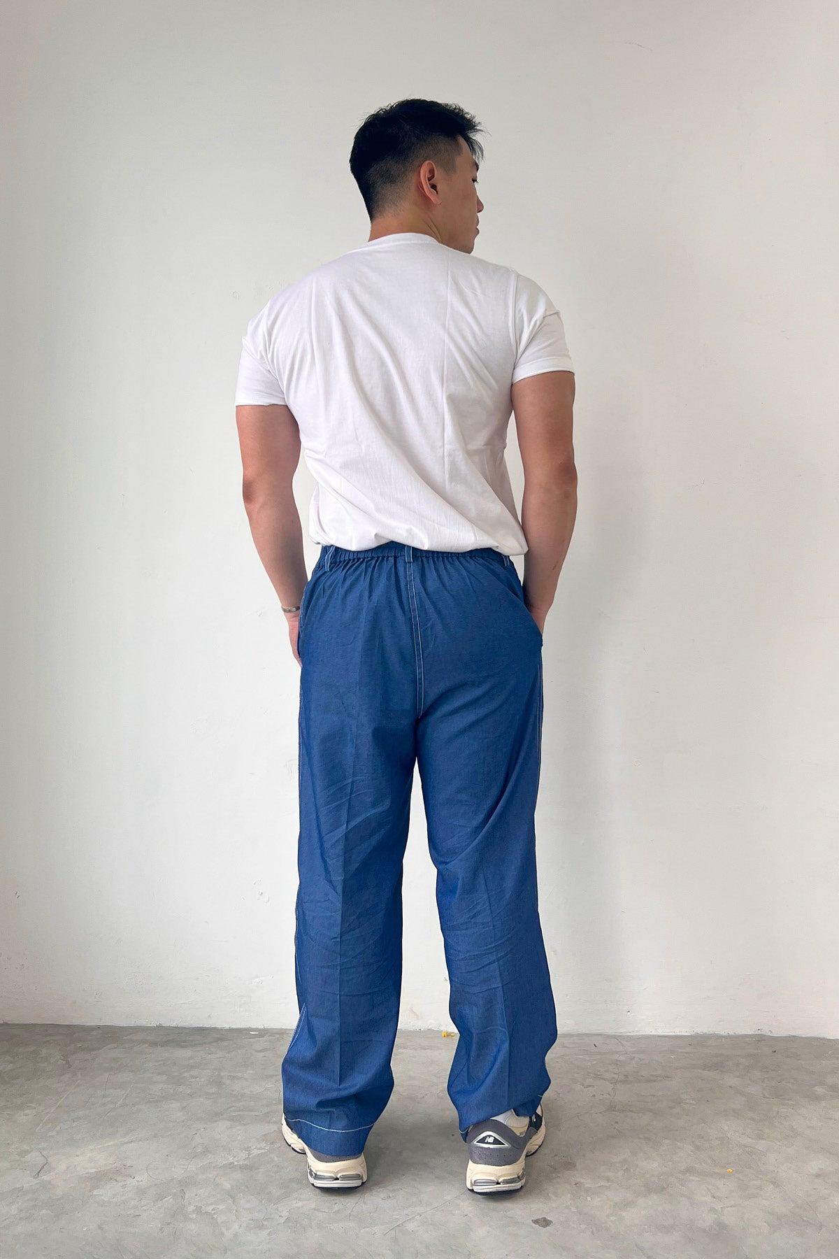 Drew Pants Blue - EESOME