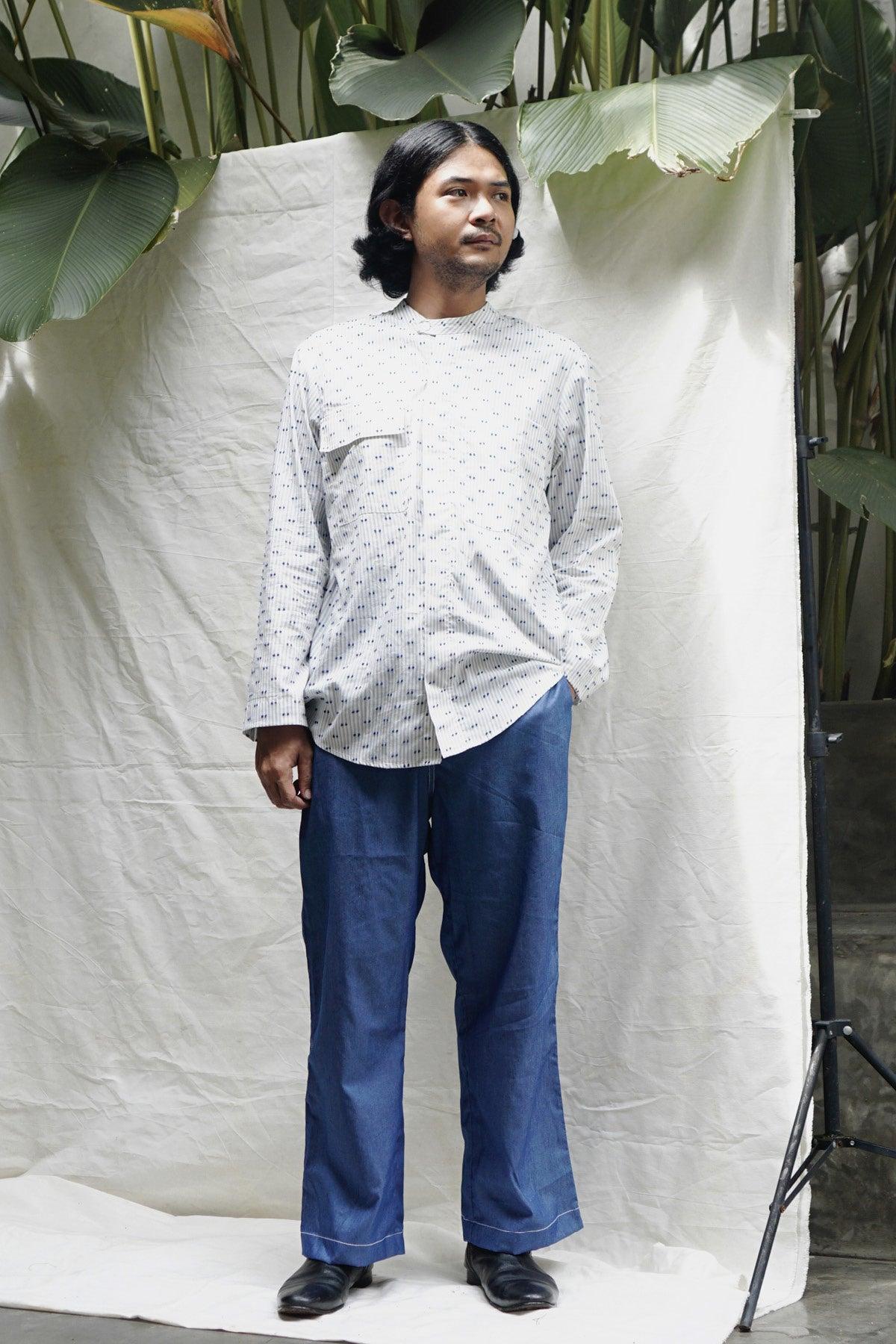 Drew Pants Blue - EESOME