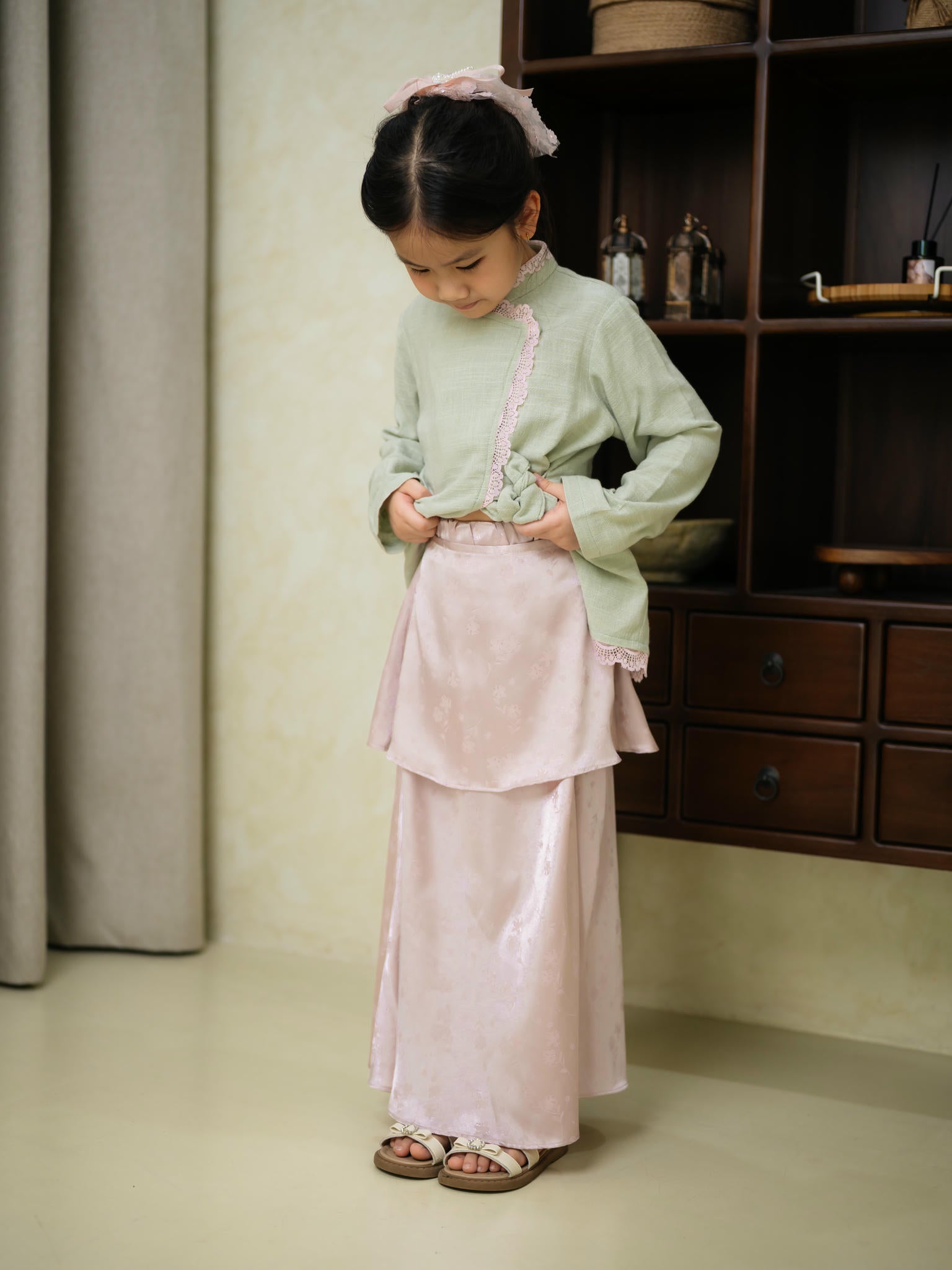 Raia Petite Layer Skirt Blush Pink