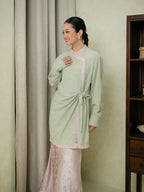 Zahra Tunic Sage/Pink