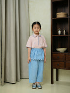 Faye Petite Barrell Pants Sky