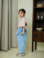 Faye Petite Barrell Pants Sky