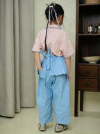 Faye Petite Barrell Pants Sky