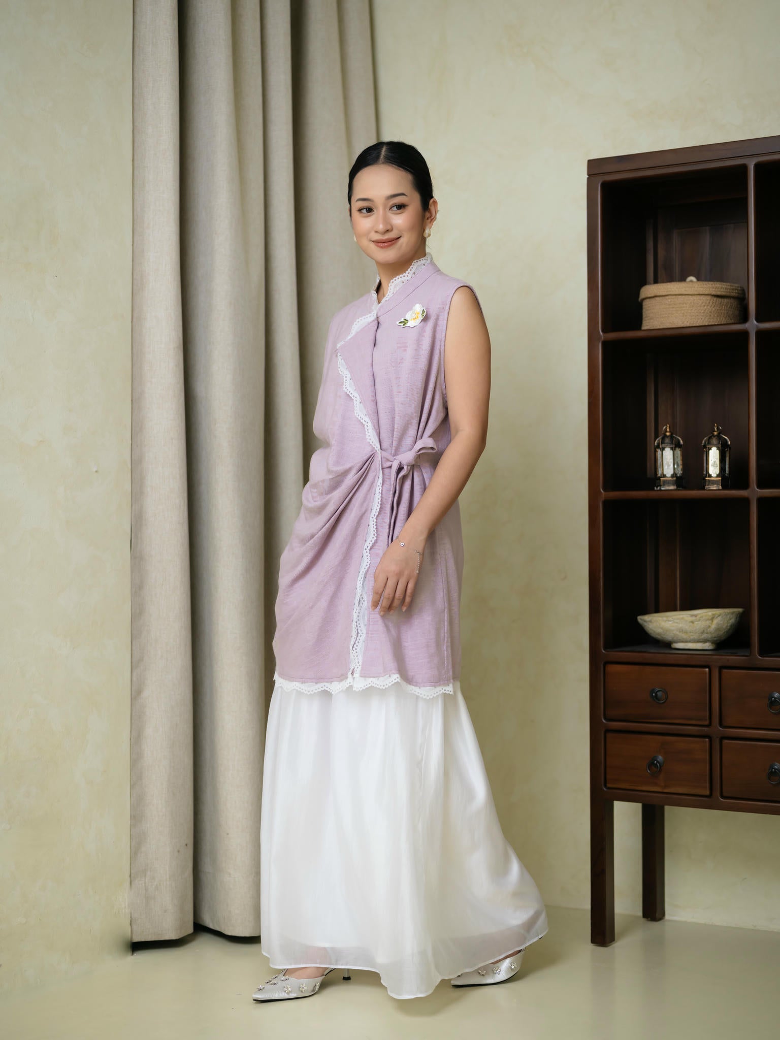 Malika Skirt Off White