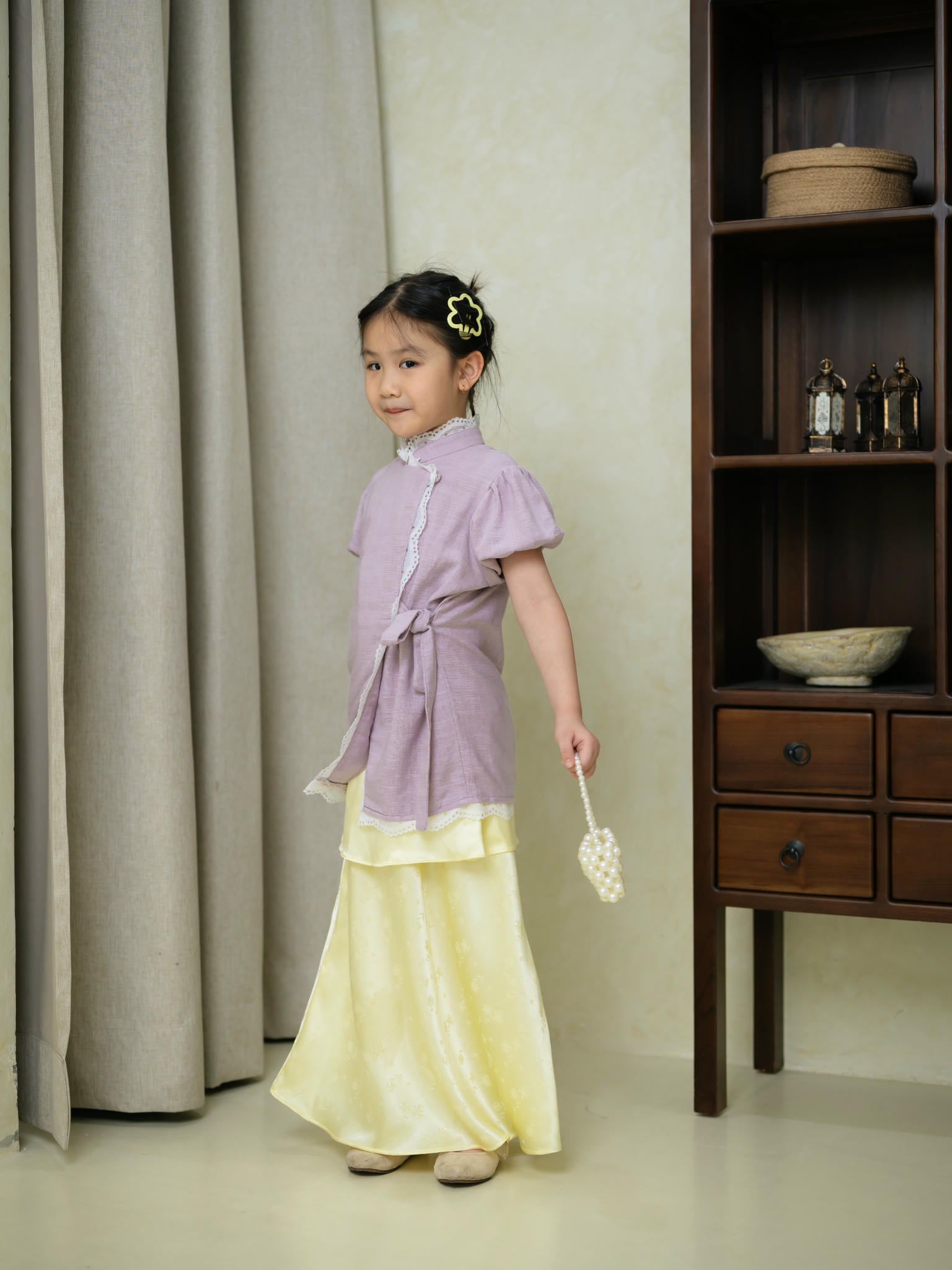 Raia Petite Layer Skirt Butter Yellow