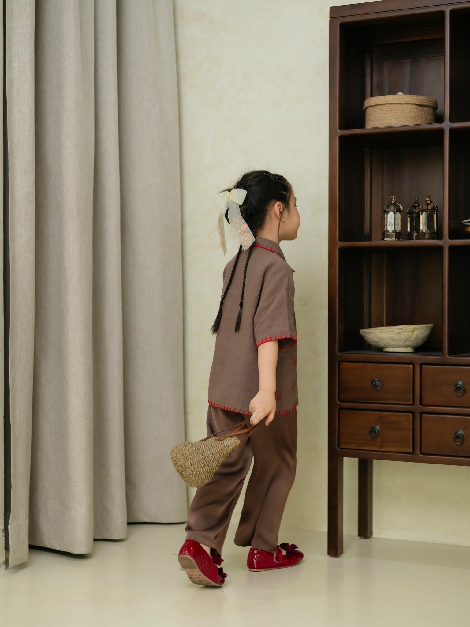 Brunch Petite Shirt Choco Berry