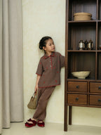 Brunch Petite Shirt Choco Berry