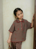 Brunch Petite Shirt Choco Berry