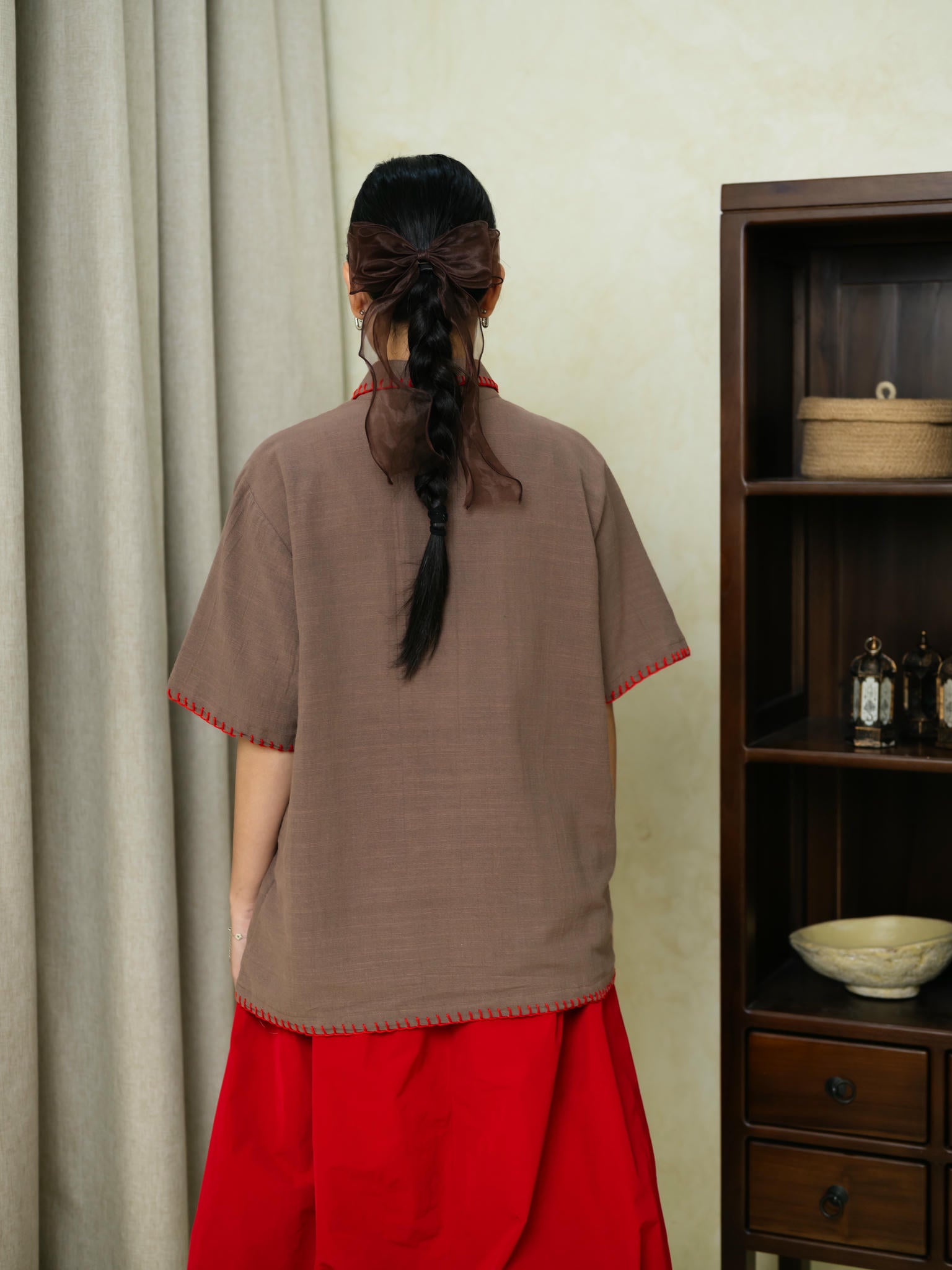 Brunch Shirt S/S Choco Berry