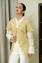 Pony Embro Vest Khaki Pearl