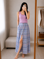 Ete Maxi Skirt Blue Lilac