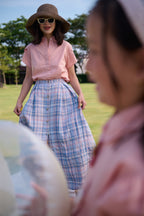 Ete Maxi Skirt Blue Lilac