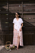 Ete Maxi Skirt Peach Cream