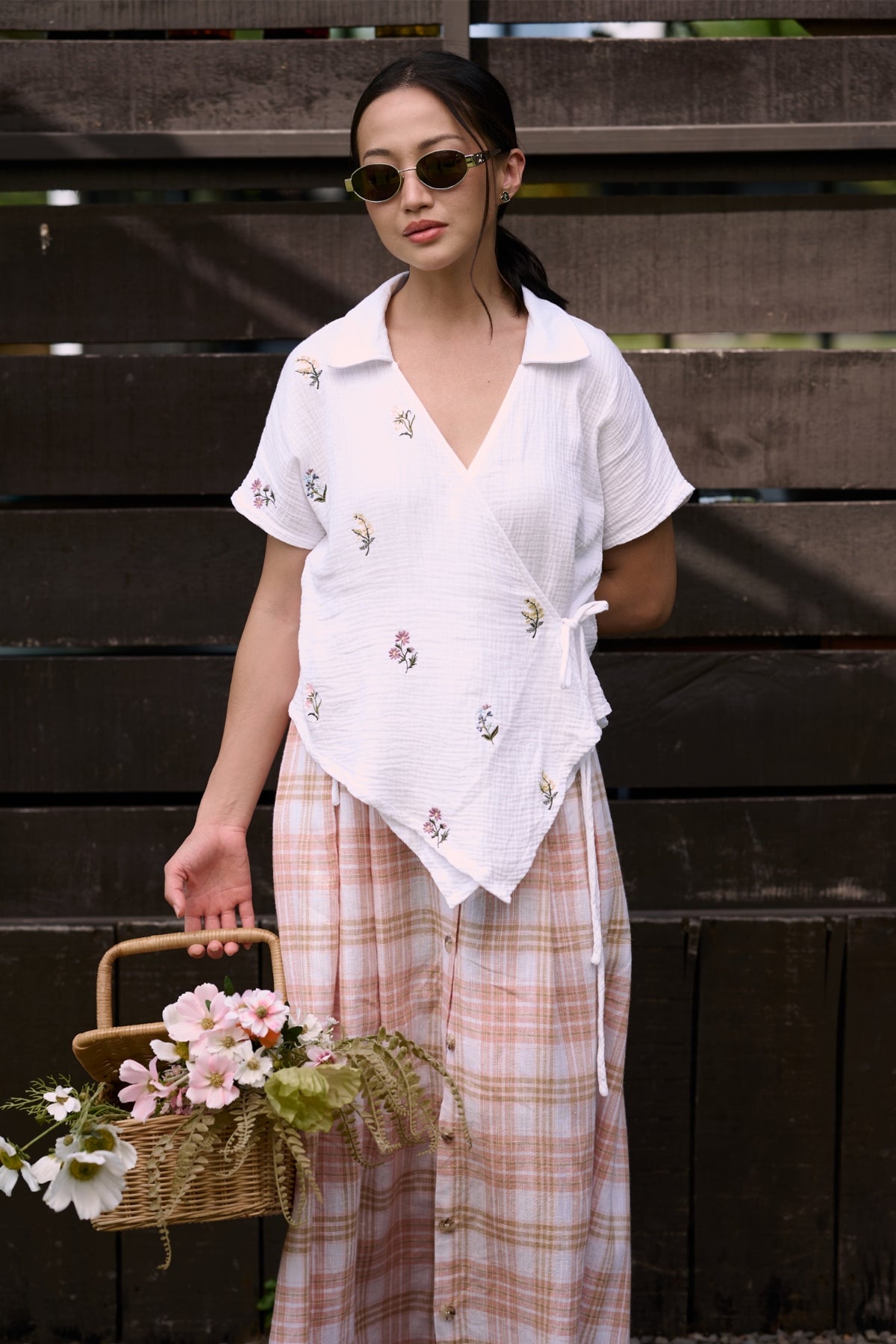 Ete Maxi Skirt Peach Cream