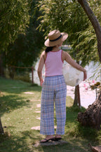 Ete Pjamas Pants Blue Lilac